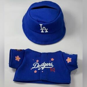 Blue Labubu Hat and Jacket Set